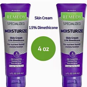 (2-Pk) Medline Remedy Specialized
MOISTURIZE Skin Cream 4 fl oz